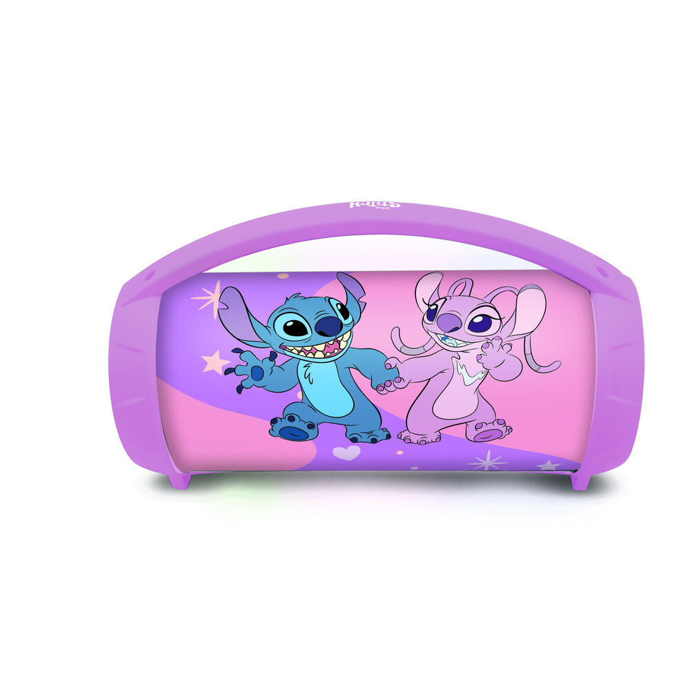 Altavoz Bluetooth morado Angel Stitch Disney con micrófono - 5