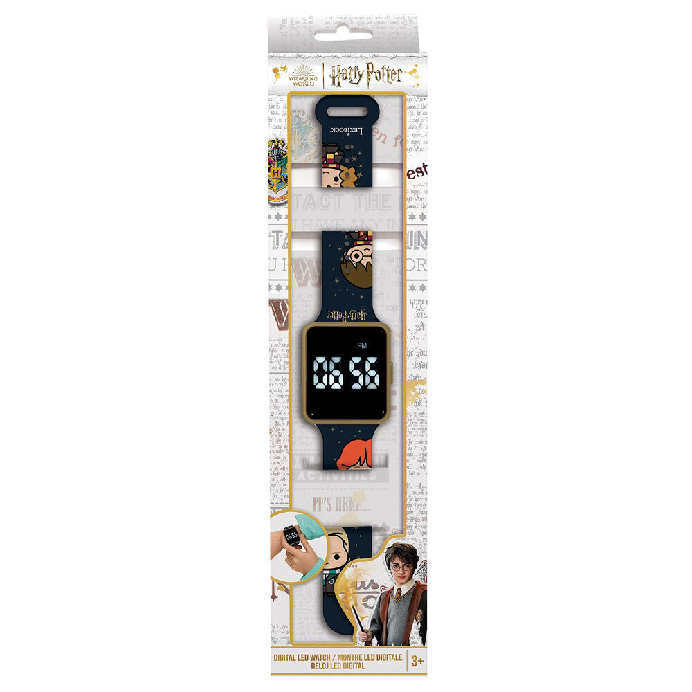 Reloj digital LED infantil Harry Potter con correa negra ajustable - 6