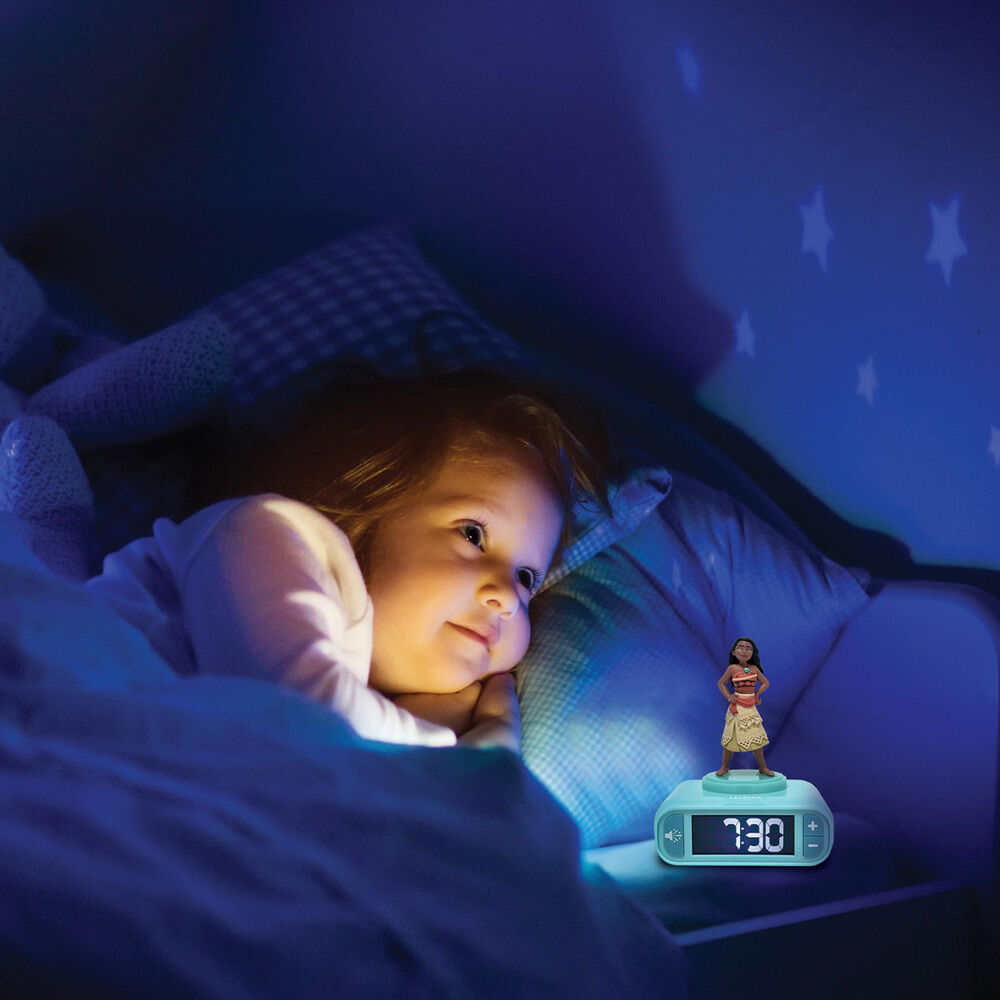 Reloj despertador 3D de Vaiana Disney con pantalla LCD - 6
