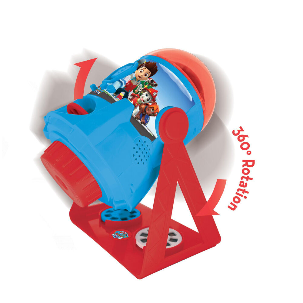 Proyector de cuentos Paw Patrol azul y rojo con discos intercambiables - 5