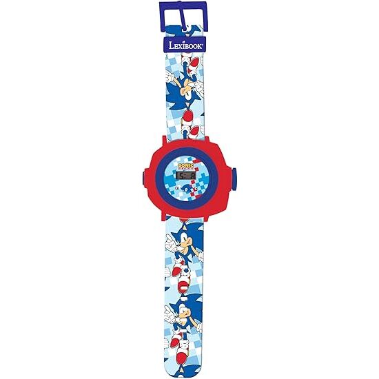 Reloj digital infantil Sonic con correa ajustable y proyección de imágenes - 3