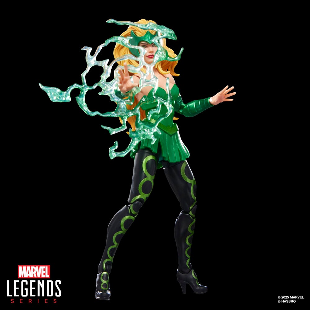 Figura articulada de Enchantress Marvel Legends Series con traje verde - 7