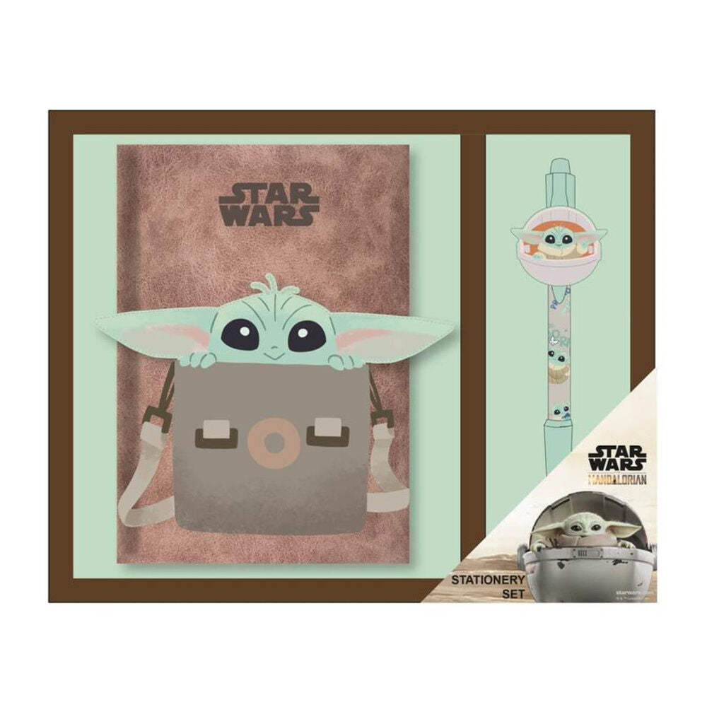 Set de papelería de Grogu de Star Wars The Mandalorian