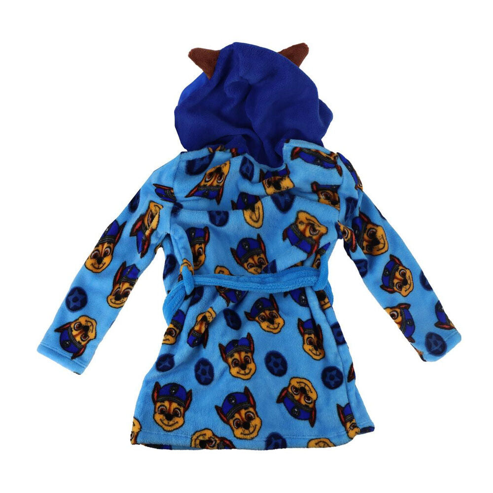 Bata infantil azul de Paw Patrol con capucha de Chase - 2