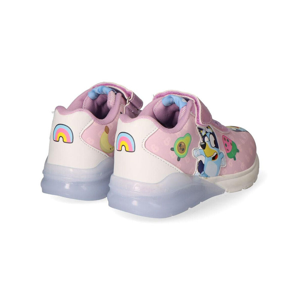 Deportiva infantil rosa de Bluey con luces - 3