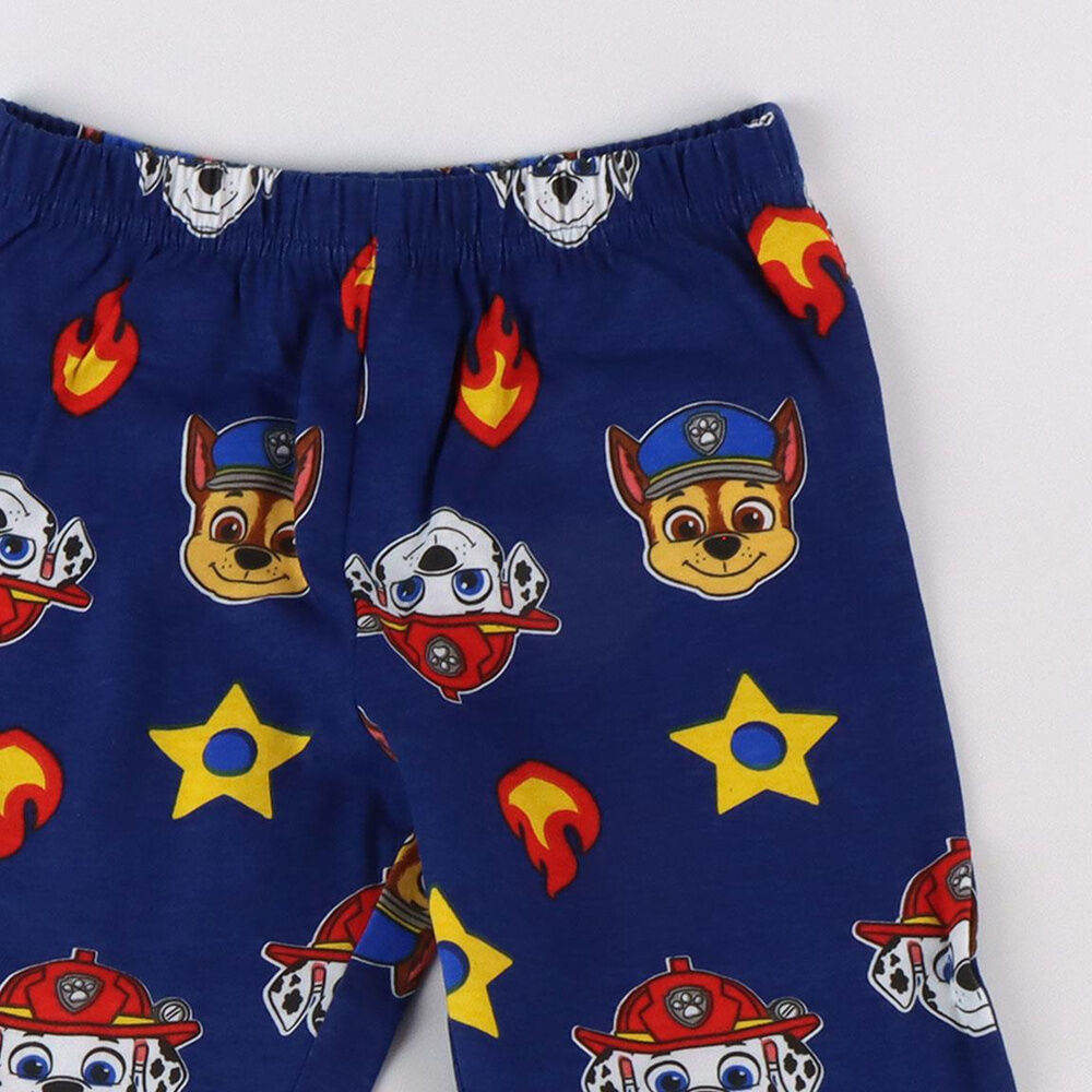 Pijama de manga larga de Patrulla Canina con camiseta estampada y pantalón azul - 4