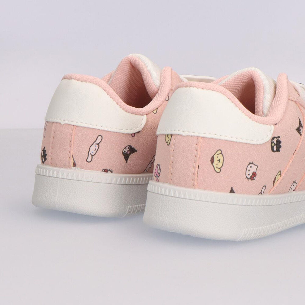 Deportivas rosas de Hello Kitty CERDÁ con cordones y suela blancos - 5