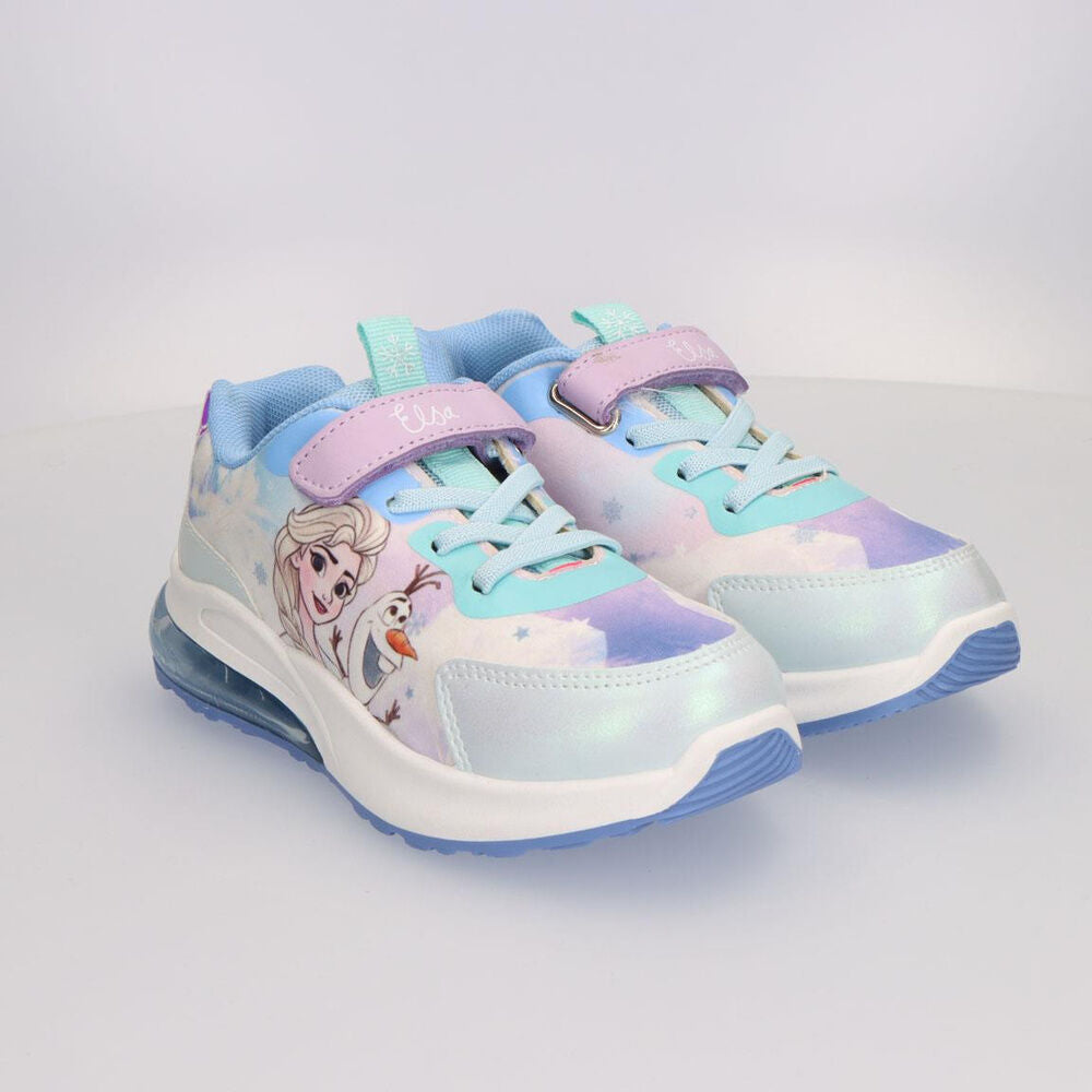 Deportiva infantil Frozen Disney con Elsa y Olaf, luces y cierre de velcro - 5