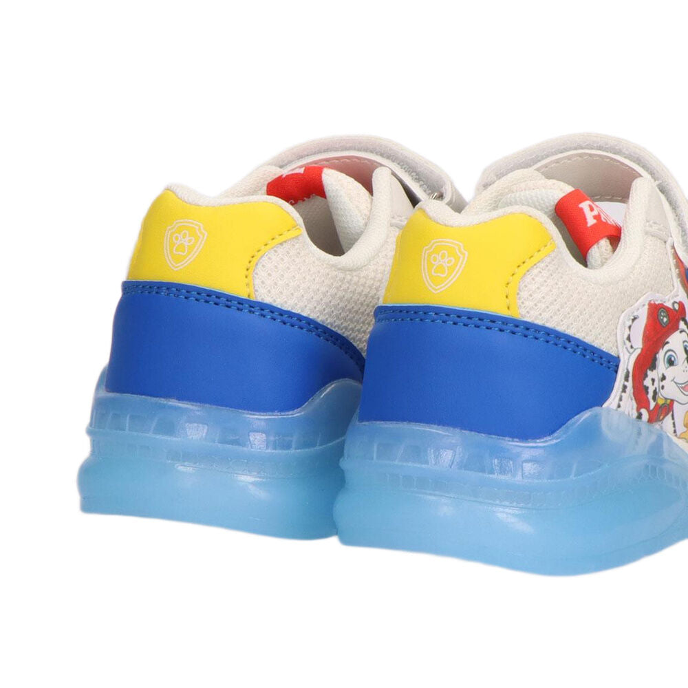 Deportiva infantil Paw Patrol con luces en blanco, azul y amarillo - 5