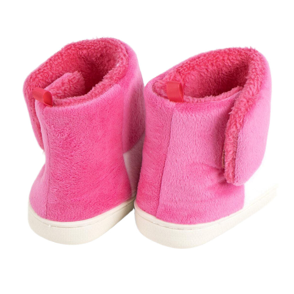Pantuflas rosas y blancas de Hello Kitty tipo bota - 5
