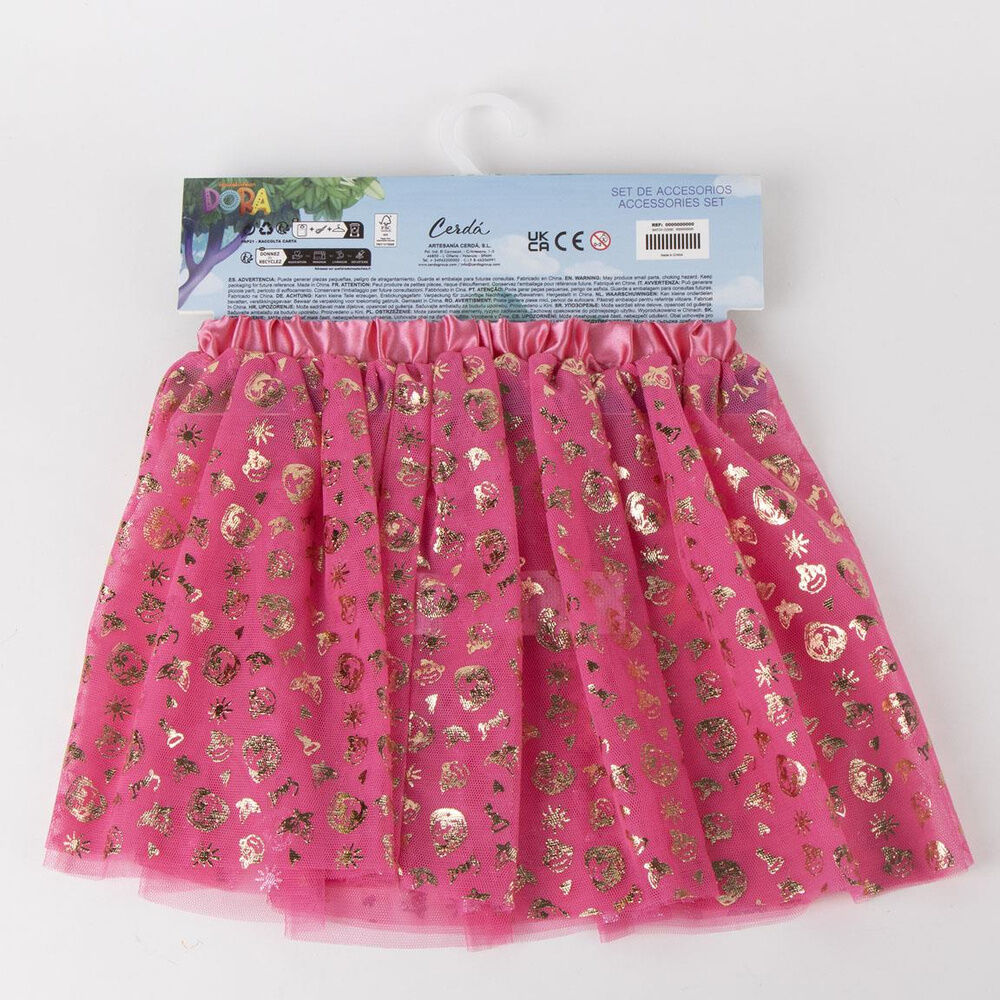 Set rosa de diadema y tutú de Dora Exploradora - 5