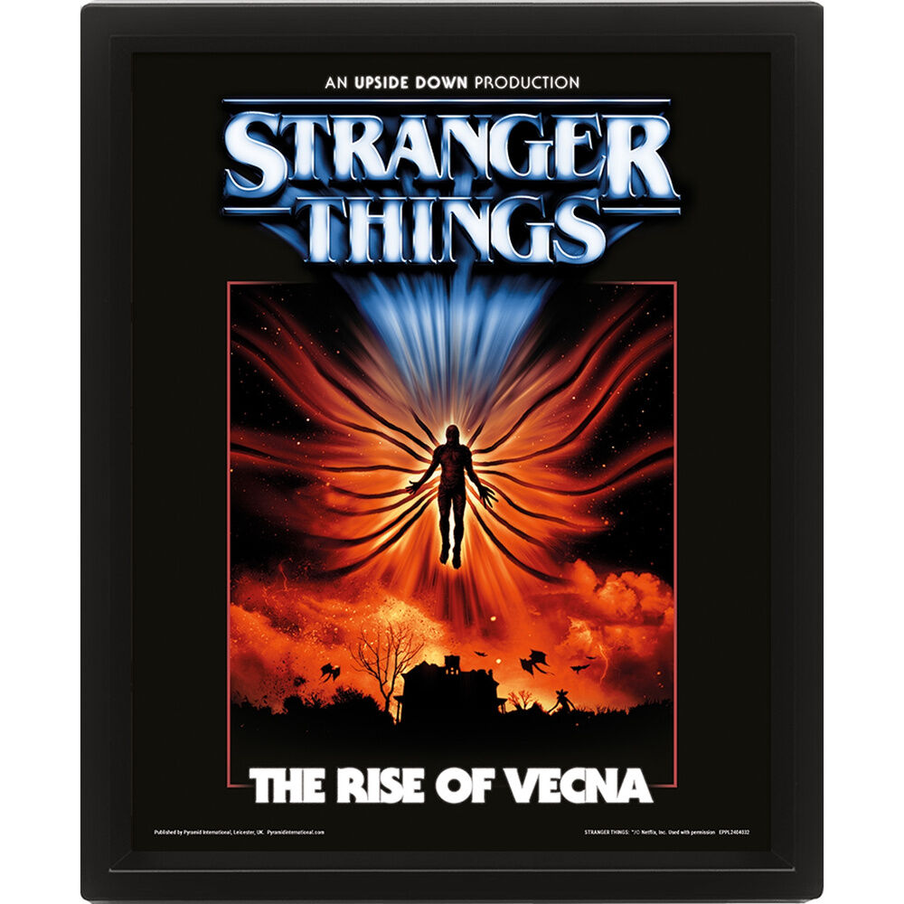 Poster 3D lenticular The Rise of Vecna de Stranger Things 5