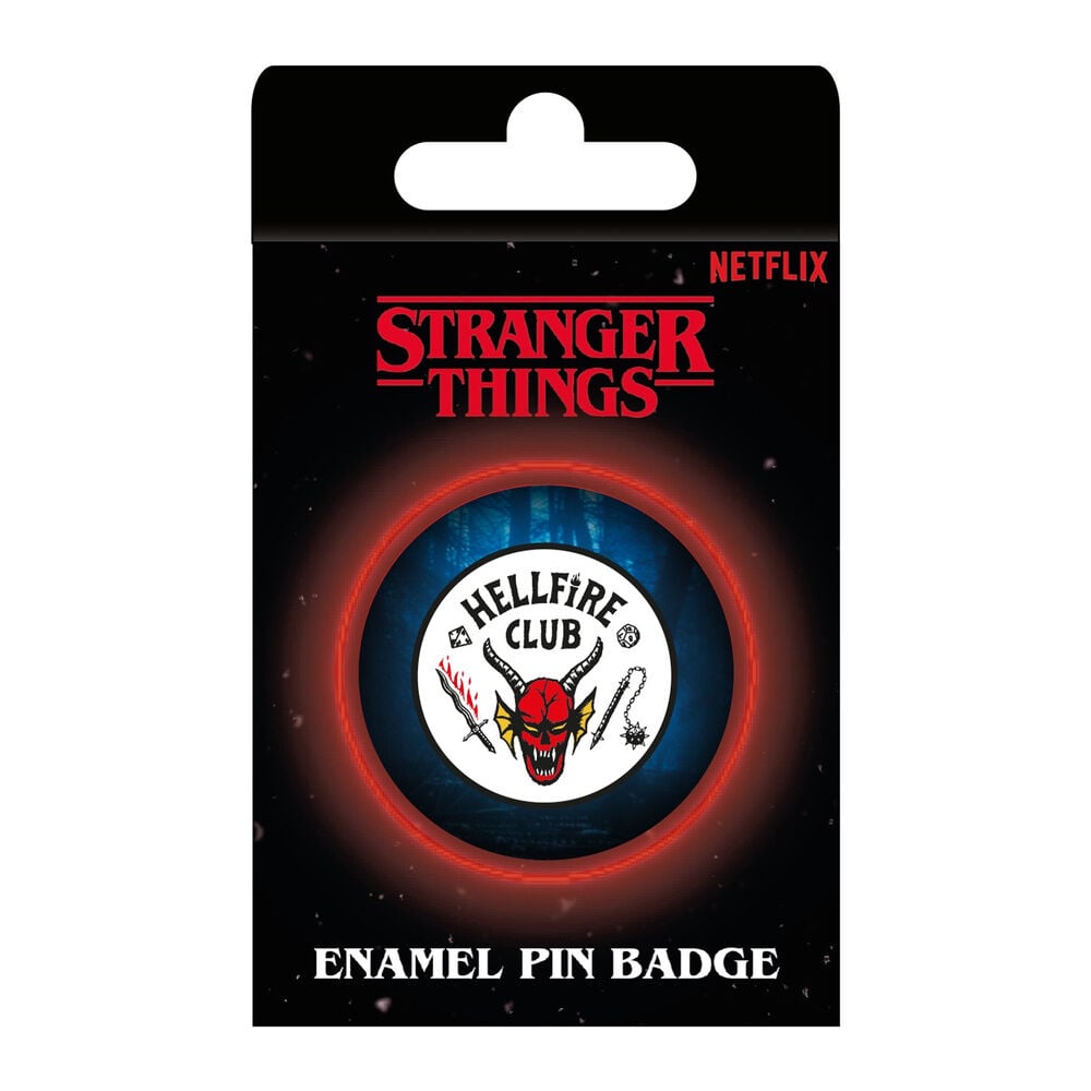 Pin esmaltado Hellfire Club de Stranger Things 5