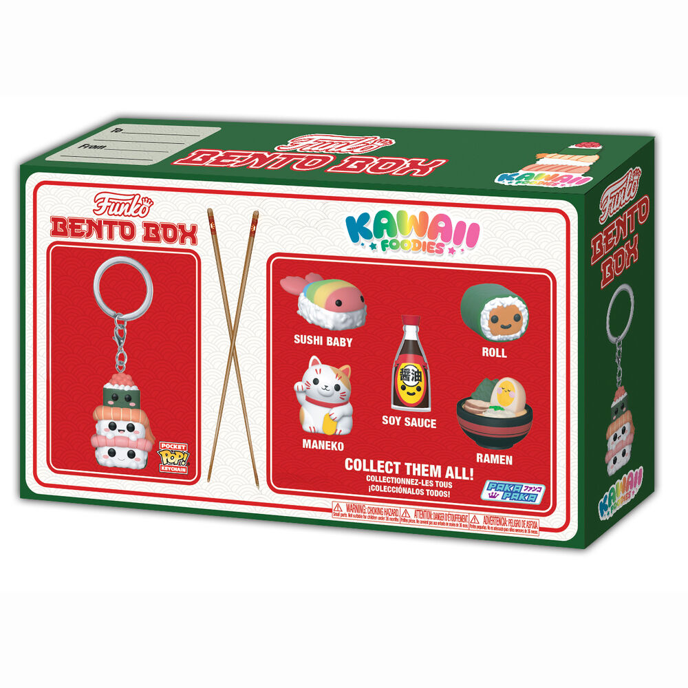 FUNKO Bento Box Kawaii Foodies con figuras de roll, sushi y salsa de soja - 2