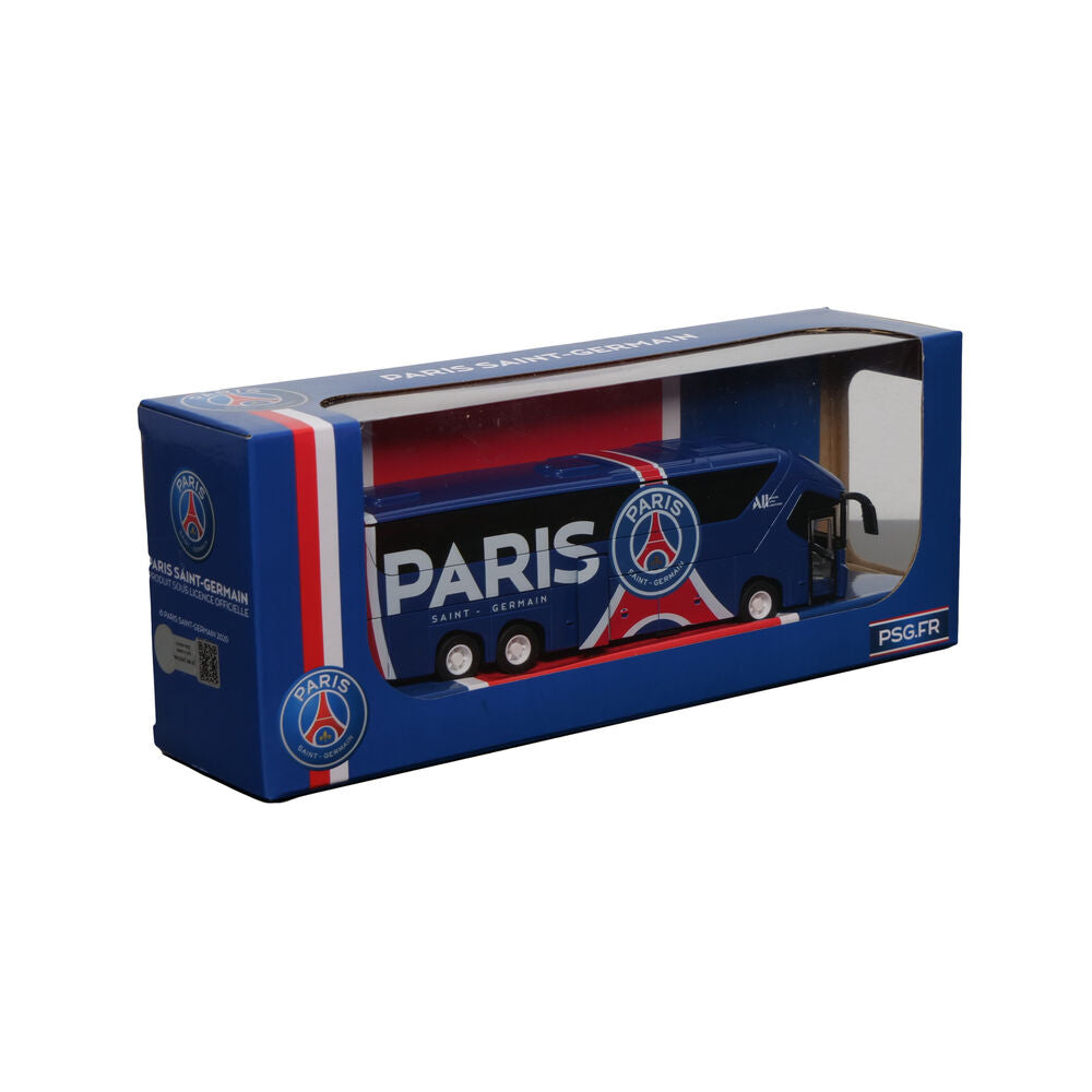 Autobús réplica del Paris Saint-Germain en azul, rojo y blanco - 8