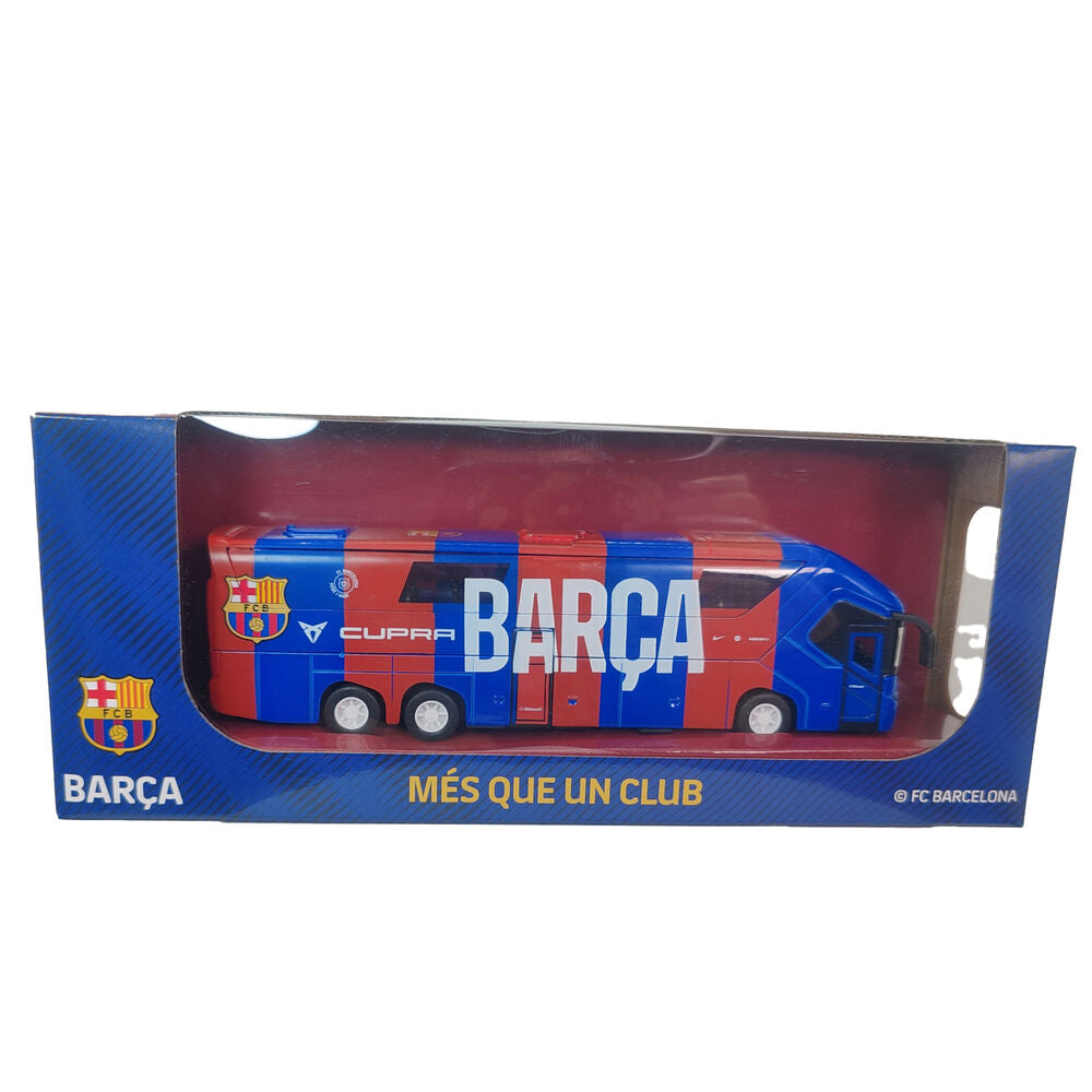 Réplica del autobús del FC Barcelona a escala 1:50