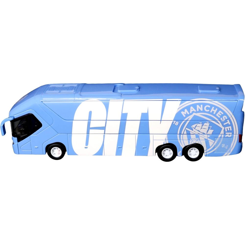 Réplica de autobús del Manchester City BANBO TOYS en azul y blanco - 4