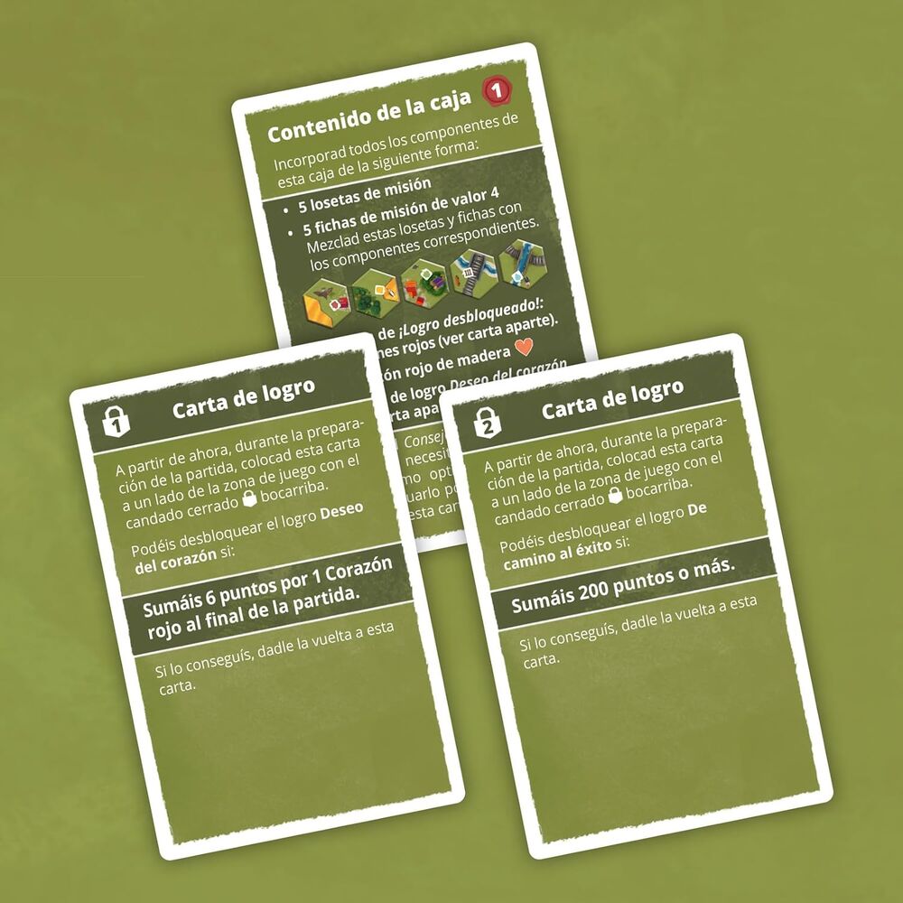 Caja del juego de mesa Dorfromantik en español con paisaje rural y molino de viento - 7