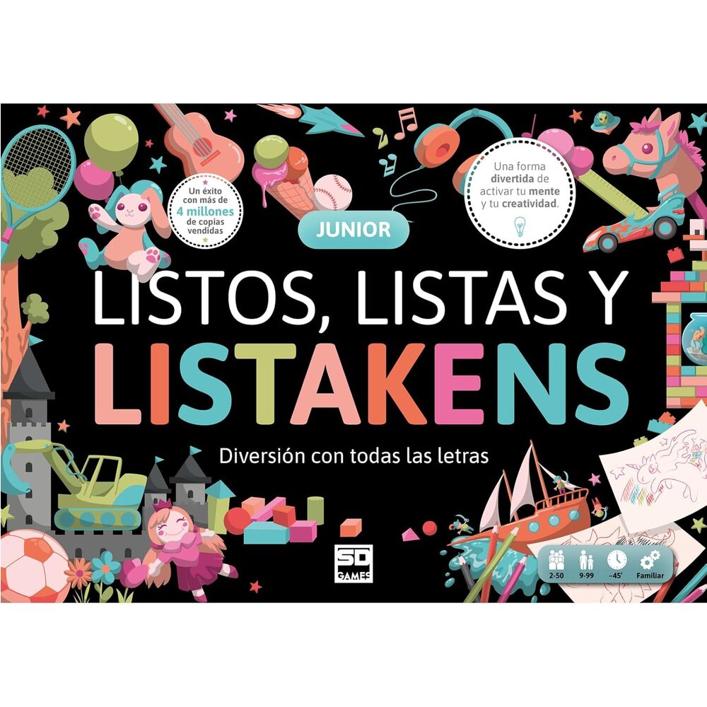 Caja del juego de mesa Listos, Listas y Listakens Junior - 6