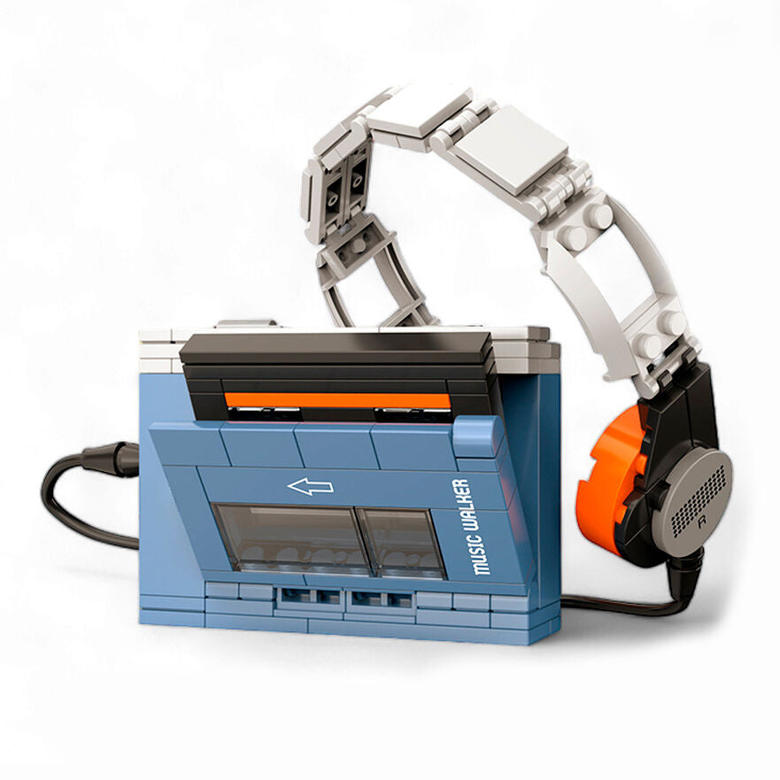 Kit de construcción de reproductor de casetes retro con auriculares