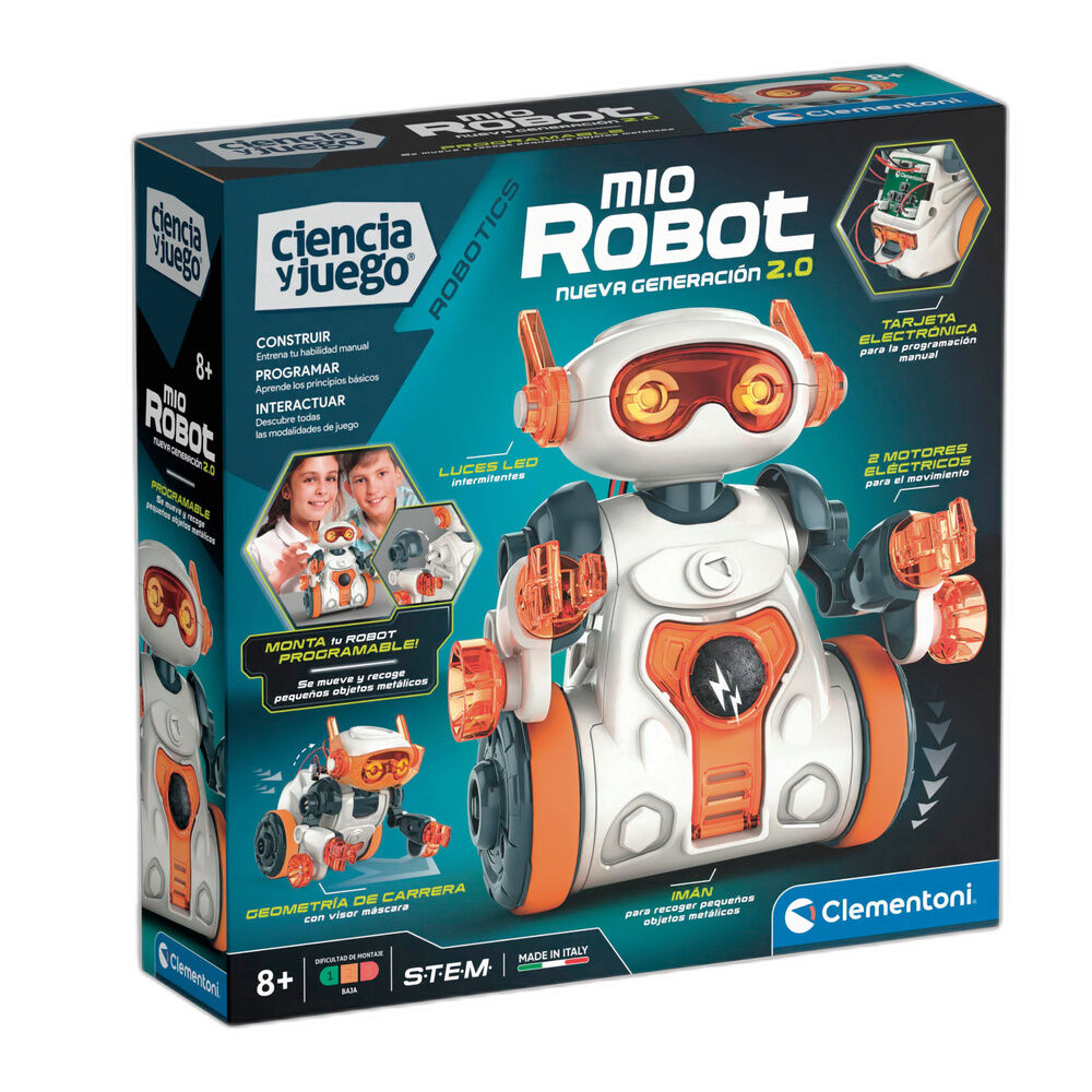 Kit Clementoni Mio Robot 2.0 de robótica educativa