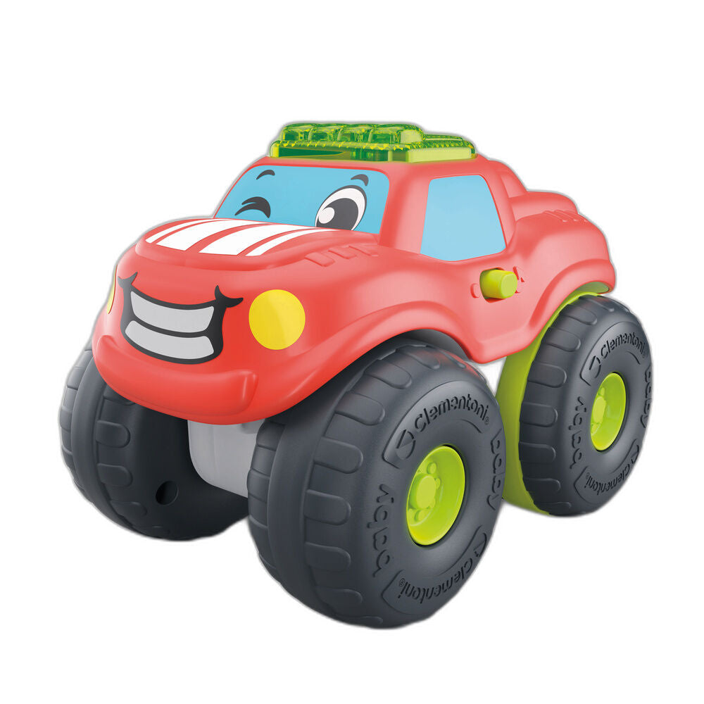 Pick-up Clementoni Baby rojo con grandes ruedas y luces - 2