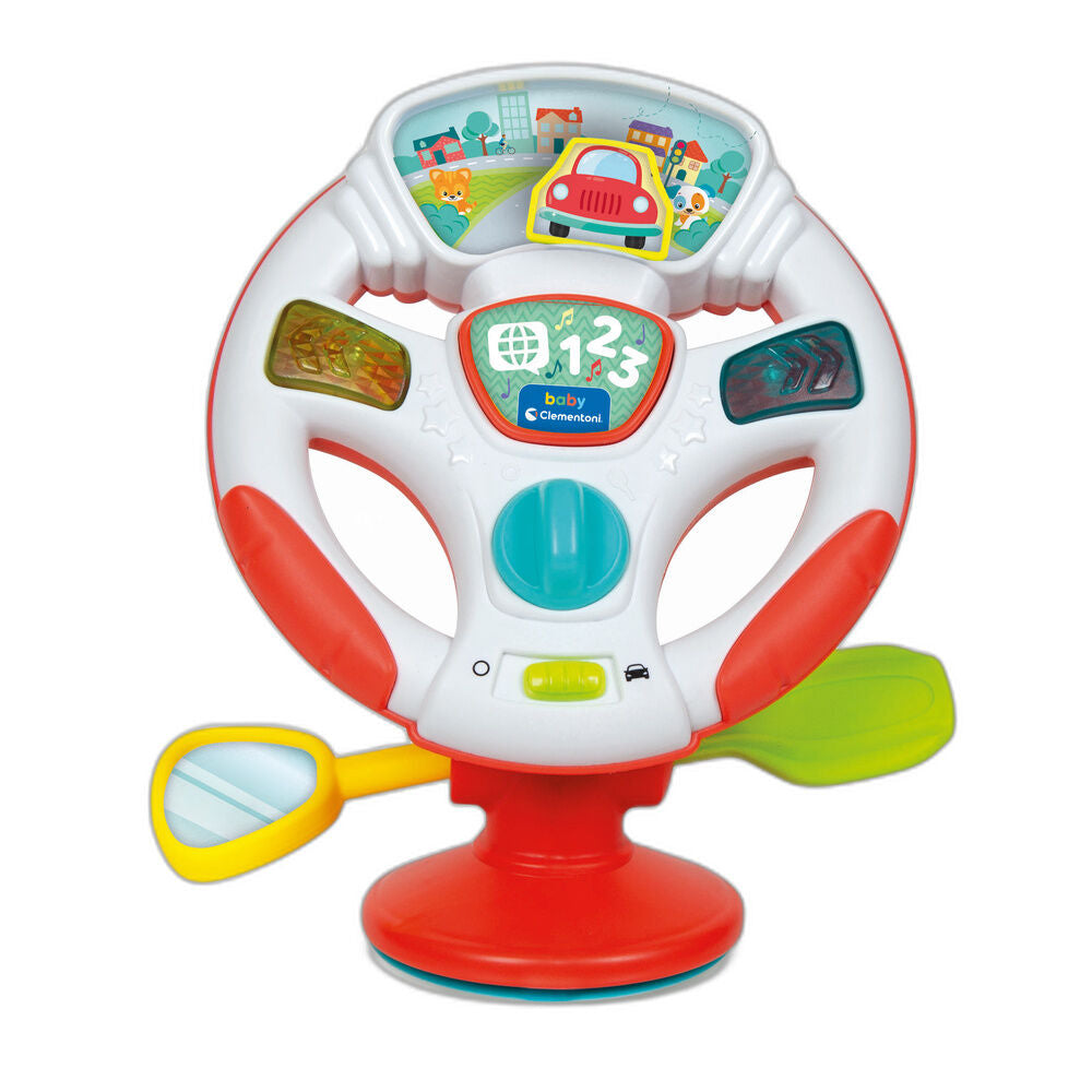 Volante de actividades Clementoni para bebé con luces y sonidos - 2