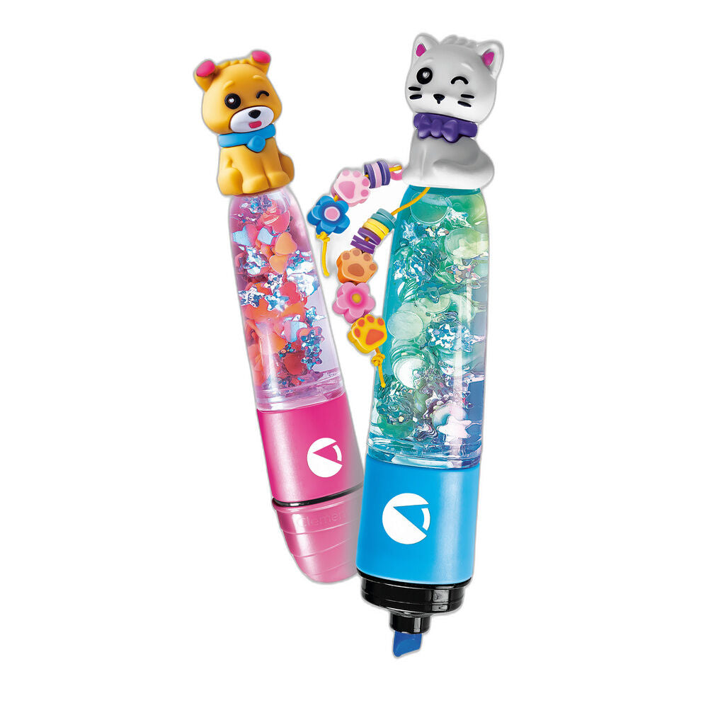 Mini laboratorio Clementoni Sweet Pets para crear subrayadores con mascotas - 2