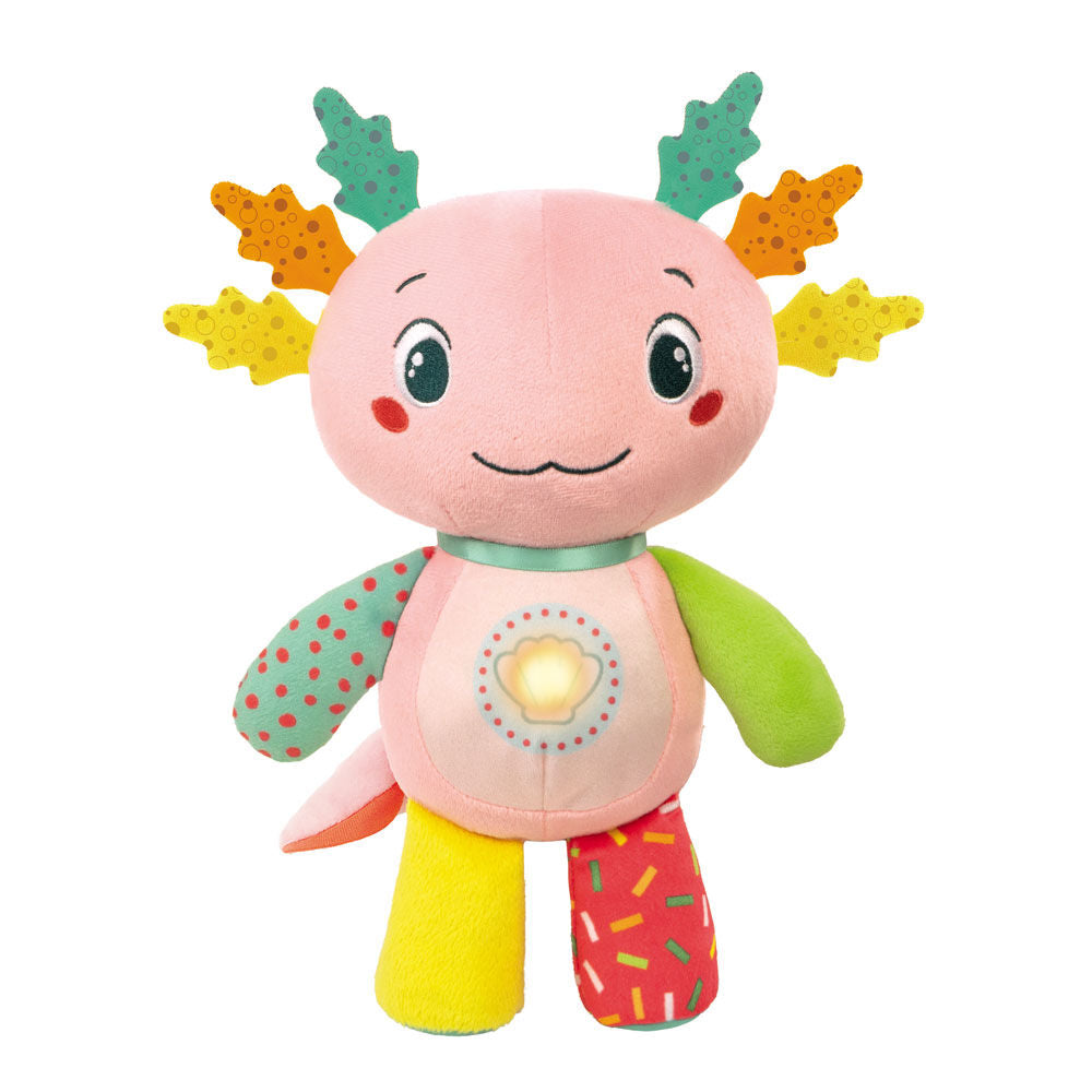Mi Pequeño Ajolote de Clementoni, peluche interactivo rosa y multicolor - 2