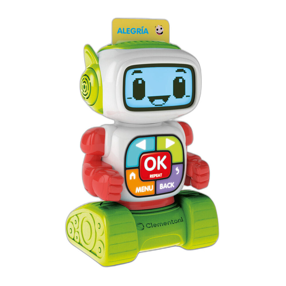 Robot educativo Eddie de Clementoni con tarjetas y pantalla - 2