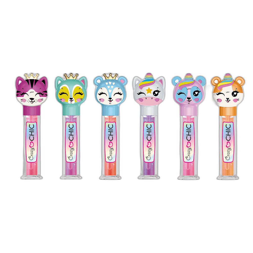 Brillo de labios Clementoni Crazy Chic Animals con diseño de animal y corona dorada - 2