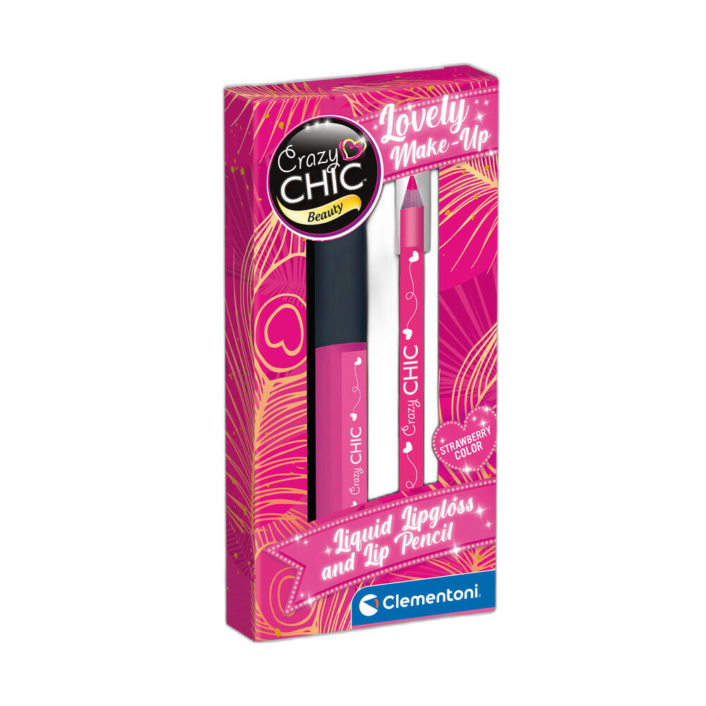 Set Clementoni Crazy Chic con brillo de labios líquido y lápiz labial - 2
