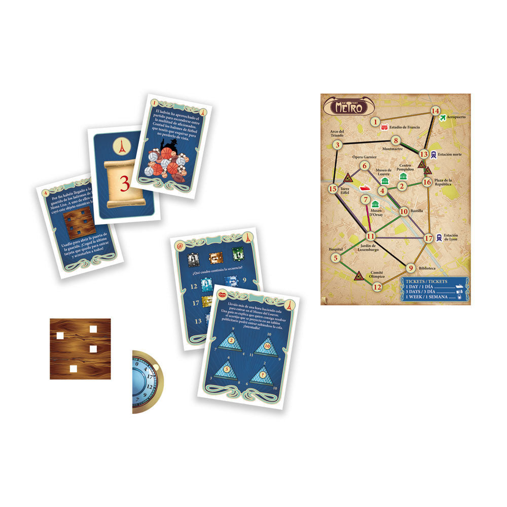 Juego Clementoni Escape Game Pocket Aventura en París - 2