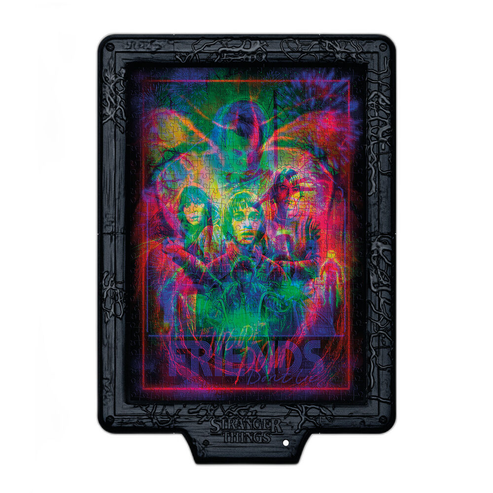 Caja del puzzle Clementoni Stranger Things The Upside Down con luz LED - 2