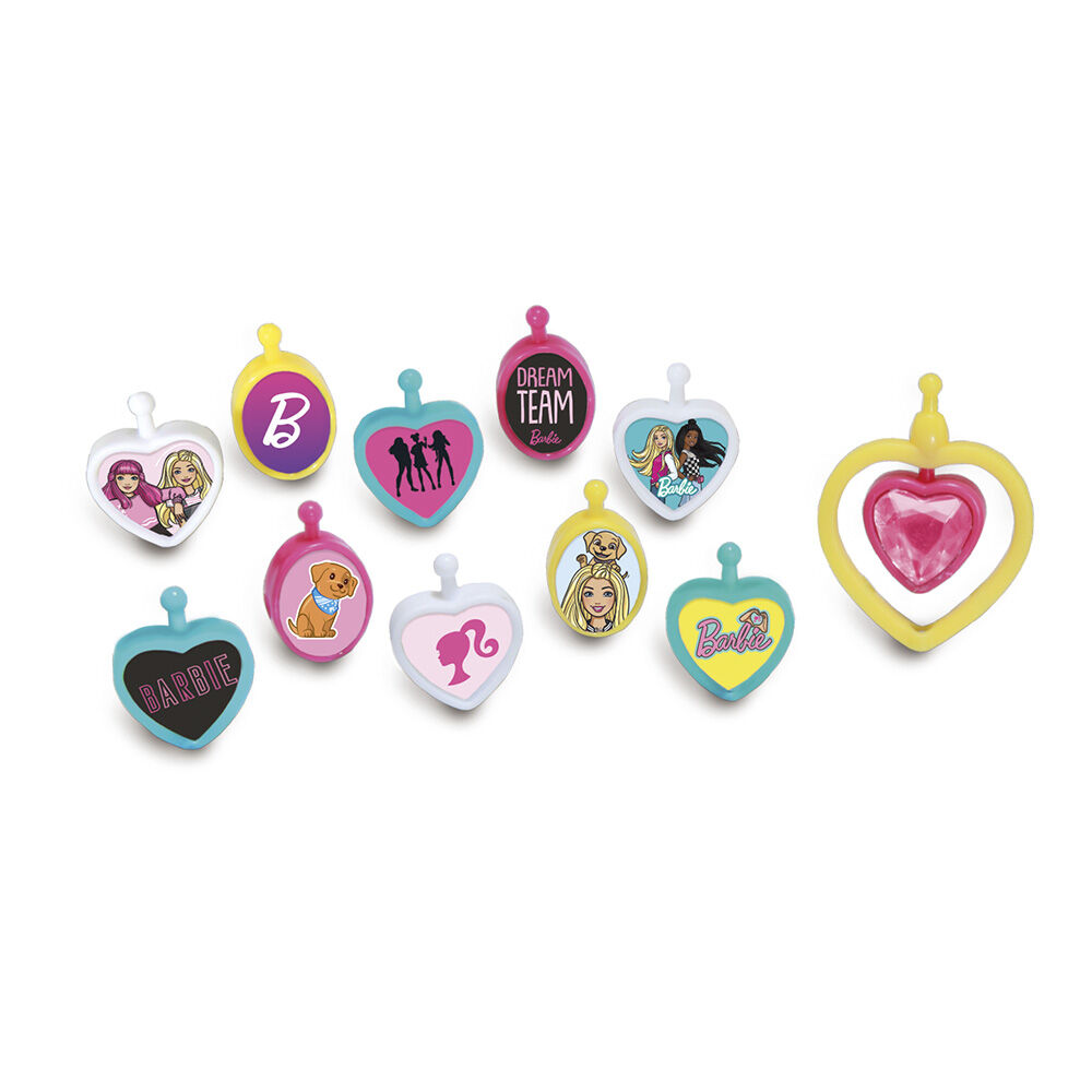 Set de joyería Barbie con cuentas de colores y colgantes - 4
