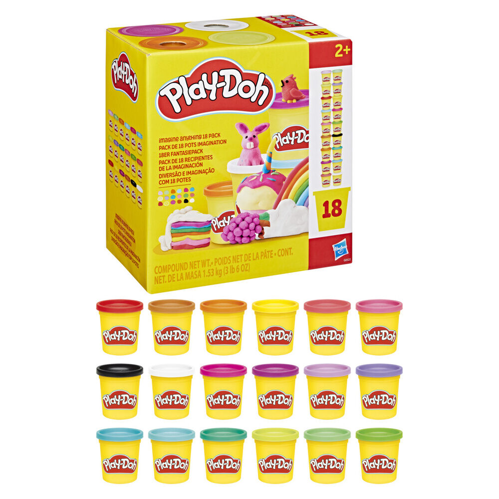 Set Play-Doh con 18 botes de plastilina de colores surtidos - 2
