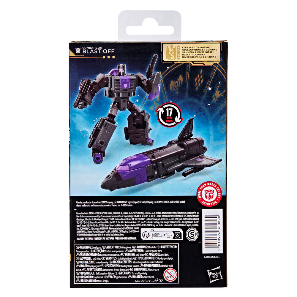 Figura Transformers Blast Off Combaticon de 14 cm en su caja - 5