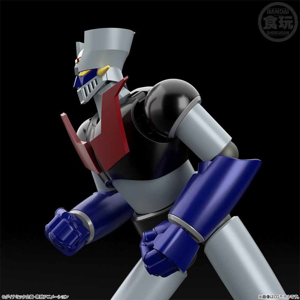 Figura articulada de Mazinger Z BANDAI en tonos plateados, negros, rojos y azules - 10