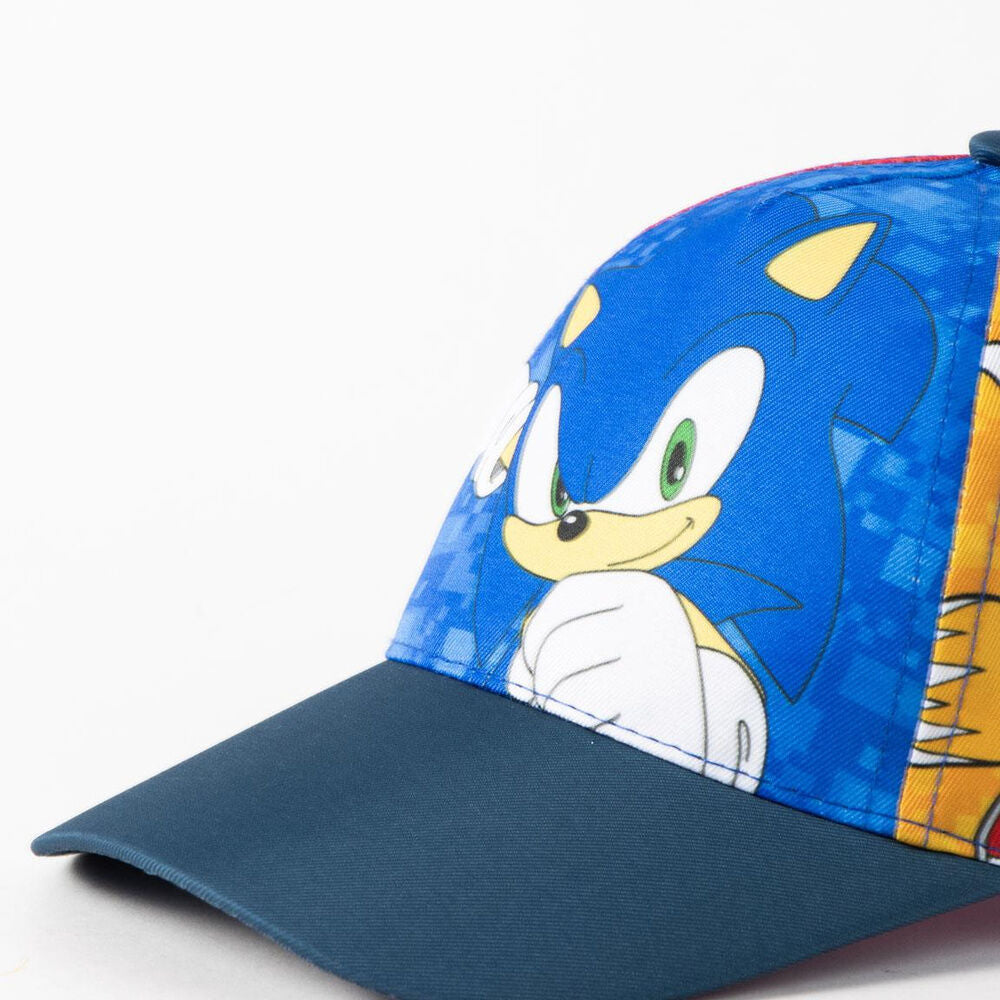 Gorra azul de Sonic the Hedgehog con Sonic y Knuckles - 5