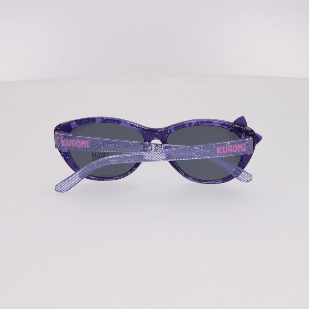 Gafas de sol Kuromi con montura estampada azul y morada - 6
