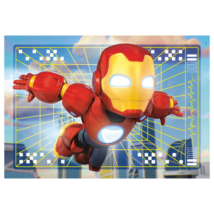 Puzzle Clementoni de Iron Man Marvel con 2 puzzles de 20 piezas - 2