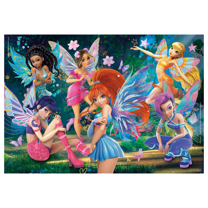 Puzzle Clementoni Winx de 104 piezas con ilustración de las protagonistas - 2