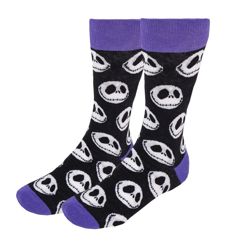 Calcetines Disney de Pesadilla Antes de Navidad con rostros de Jack Skellington - 4