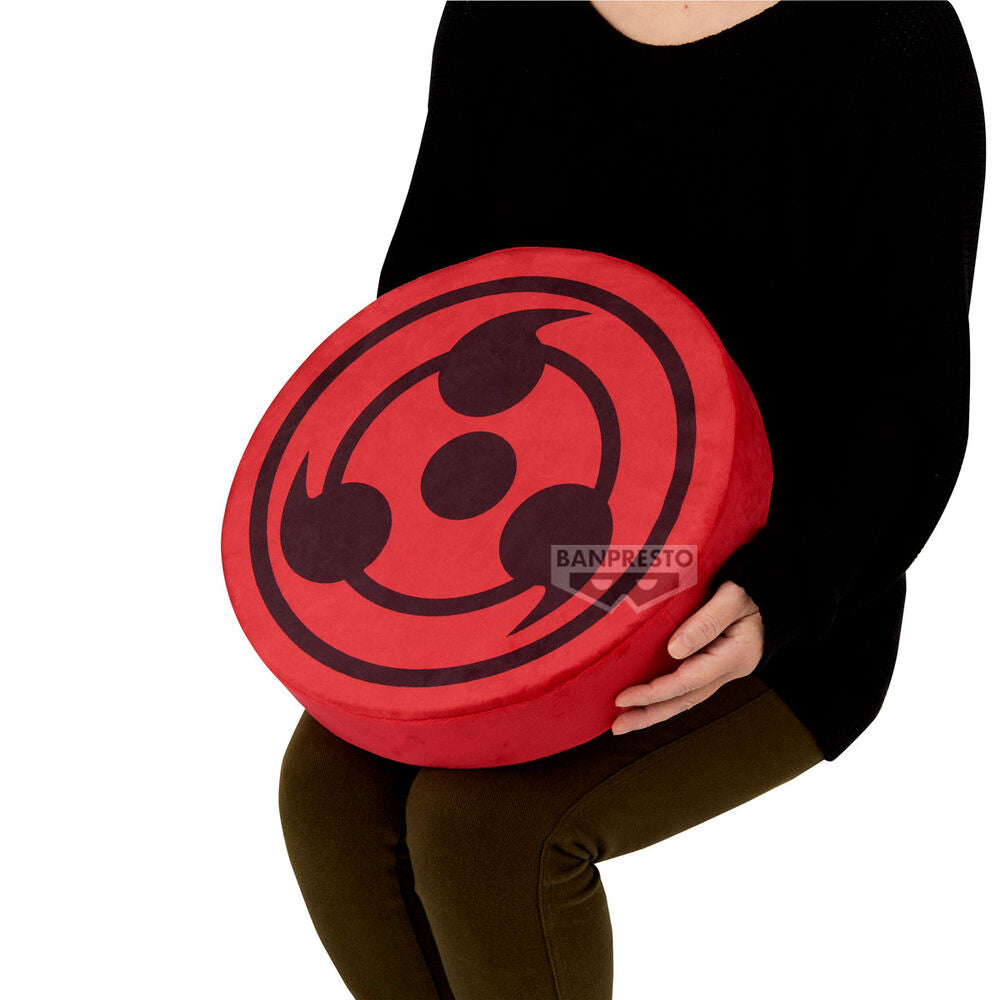 Peluche circular rojo y negro del Sharingan de Itachi de Naruto Shippuden - 3