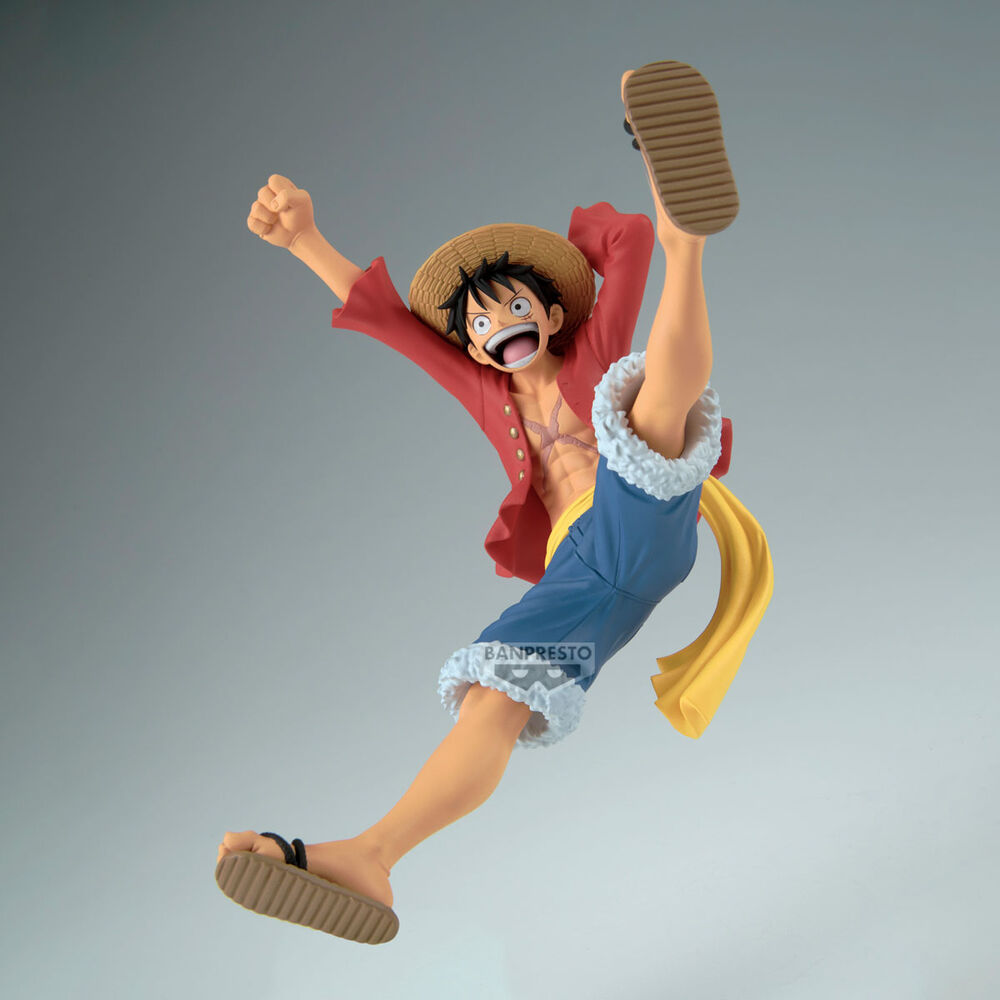 Figura Banpresto de Monkey D. Luffy en pose de acción - 4