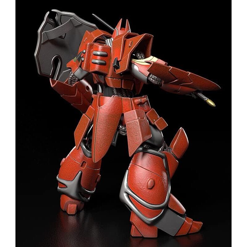 Figura Iron Giant Panzer World Galient de GOOD SMILE con espada y gran escudo rojo - 4