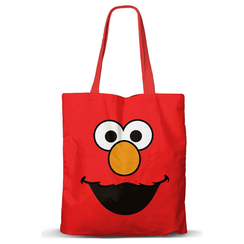 Bolsa shopping roja de Elmo de Barrio Sésamo
