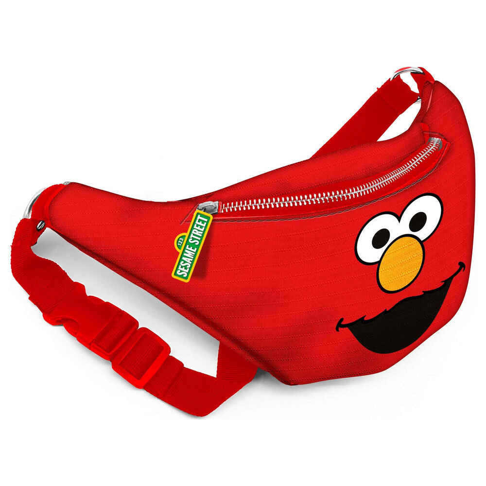 Riñonera roja de Elmo de Barrio Sésamo
