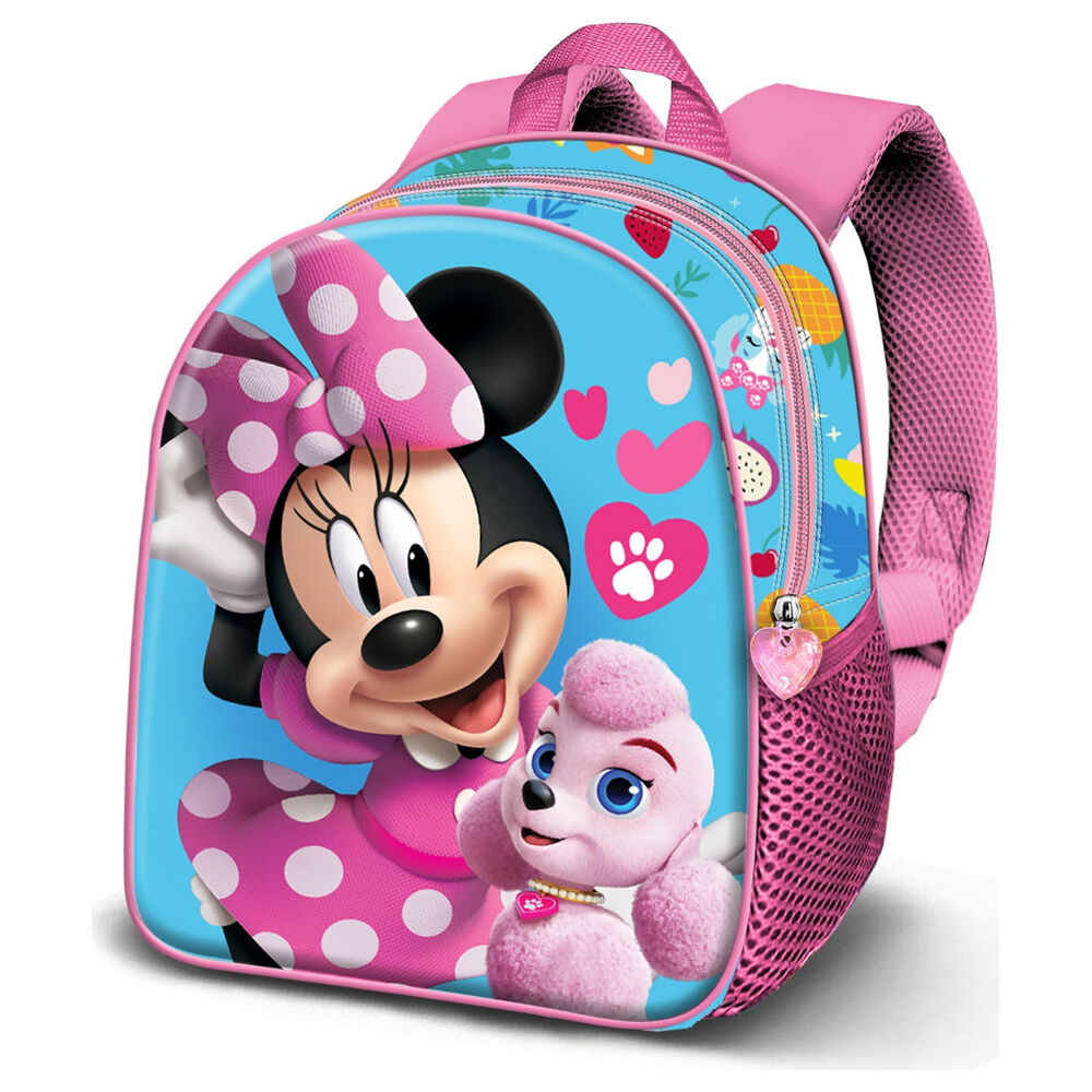 Mochila 3D rosa y azul de Minnie Disney