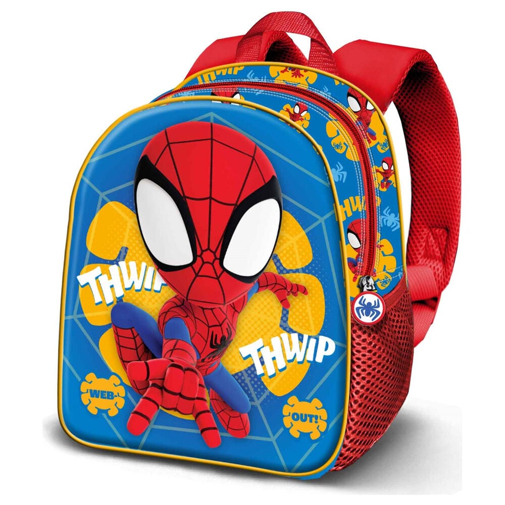 Mochila 3D azul y roja de Spider-Man Marvel